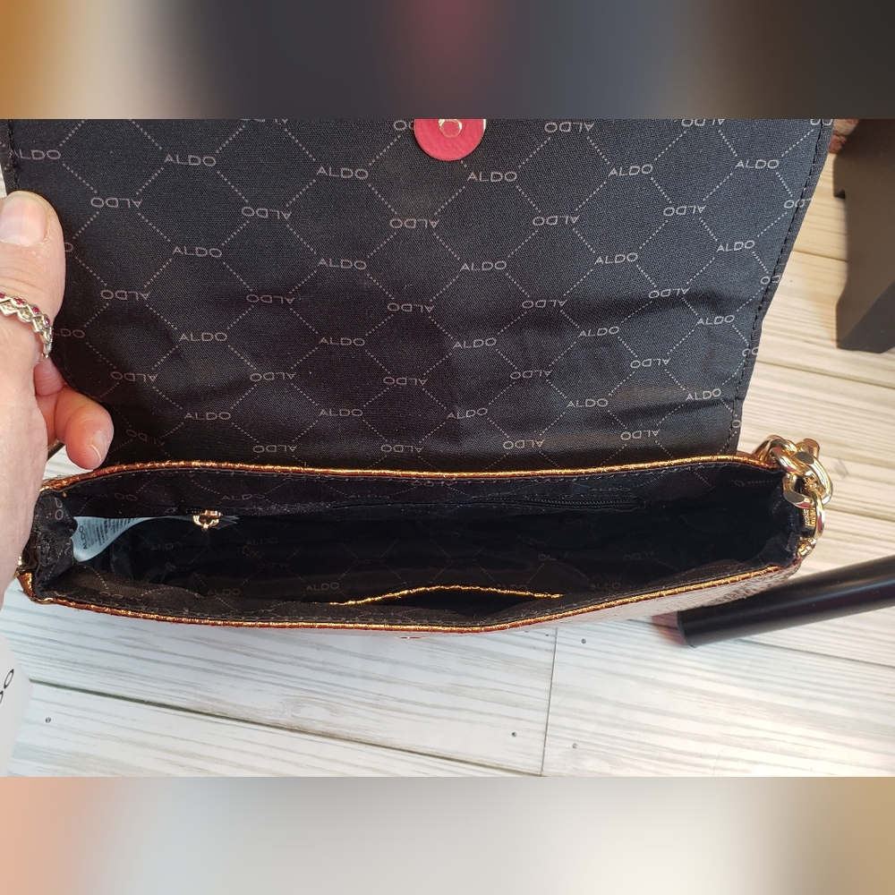 Aldo Copper-colored shoulder bag NWT - Picture 9 of 12